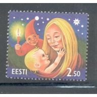 Estonia Sc  313 1996 Christmas  stamp mint NH