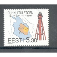 Estonia Sc  318 1997 Ruhnu Lighthouse stamp mint NH