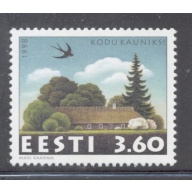 Estonia Sc  344 1998  Beautiful Homes stamp mint NH