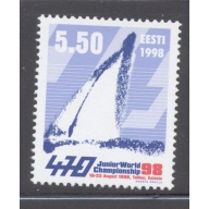 Estonia Sc  346 1998 Yacht Racing stamp mint NH