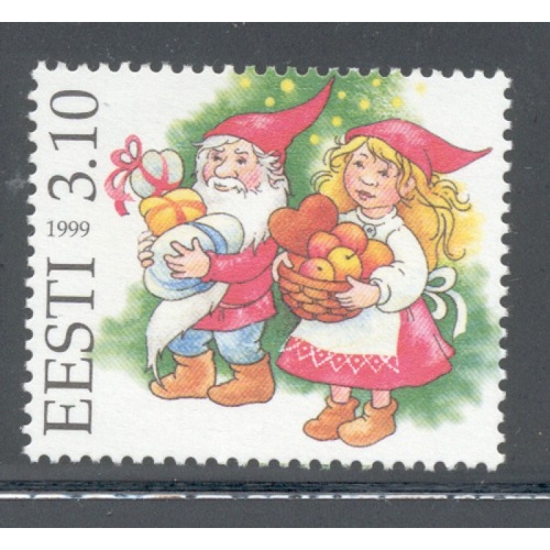 Estonia Sc  383 1999 Christmas stamp mint NH
