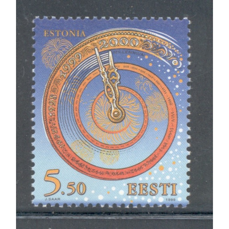 Estonia Sc  385 1999 Millennium  stamp mint NH
