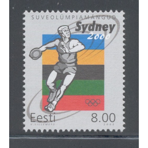 Estonia Sc  399 2000 Sydney Olympics stamp mint NH