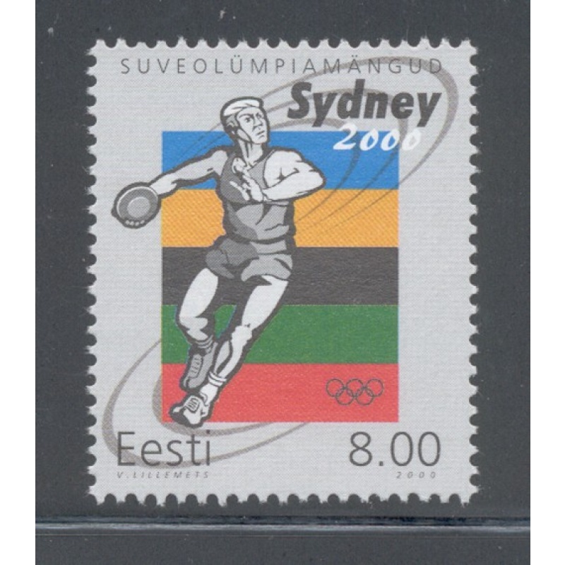 Estonia Sc  399 2000 Sydney Olympics stamp mint NH