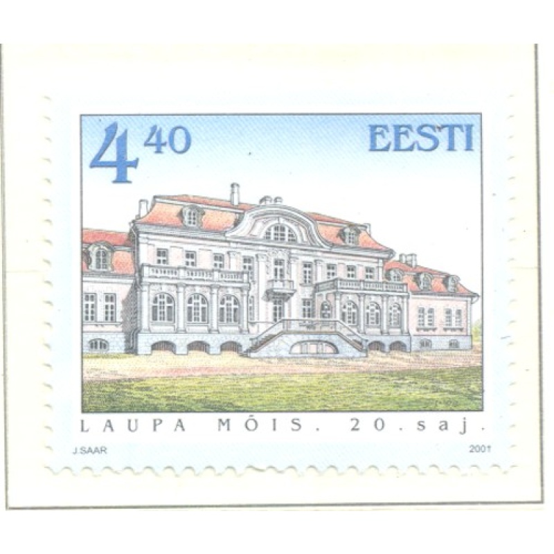 Estonia Sc 414 2001 Laupa Hall stamp mint NH