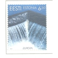 Estonia Sc 415 2001 Europa stamp mint NH