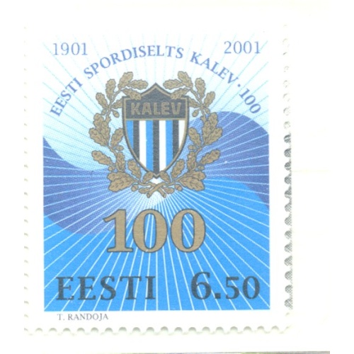 Estonia Sc 416 2001 Kalev Sports Association stamp mint NH