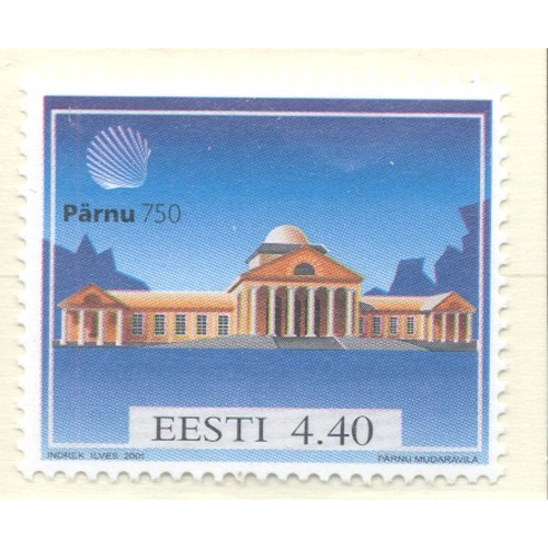 Estonia Sc 417 2001 Parnu 750th Anniversary stamp mint NH