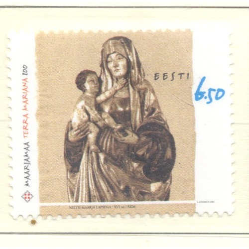 Estonia Sc 421 2001 St Mary's Land 800th Anniversary stamp mint NH