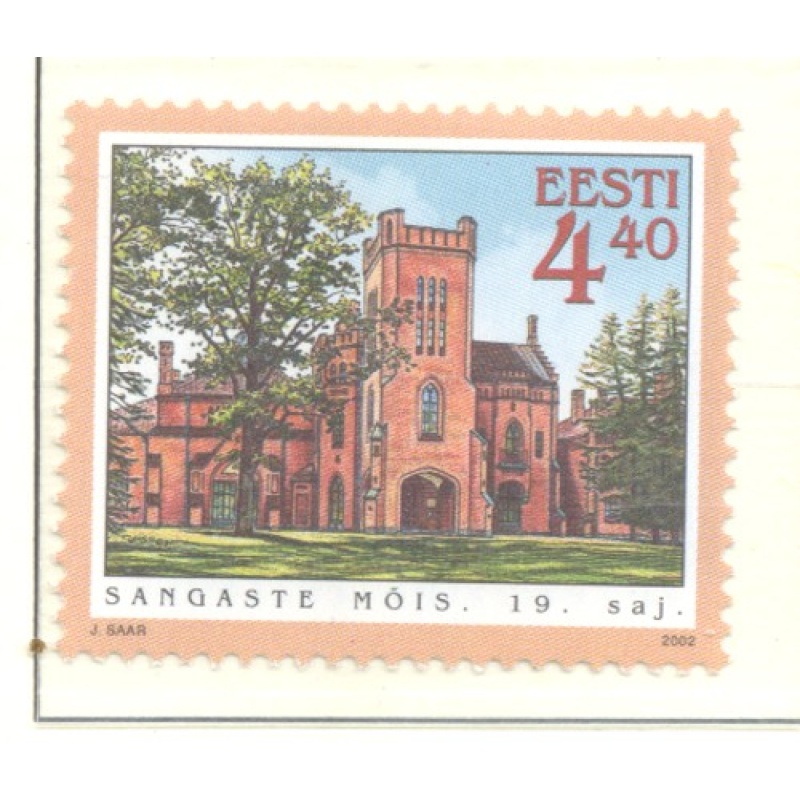 Estonia Sc 433 2002 Sangasta Hall stamp  mint NH