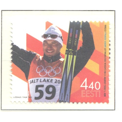 Estonia Sc 439 2002 Veerpale Gold Medal stamp  mint NH