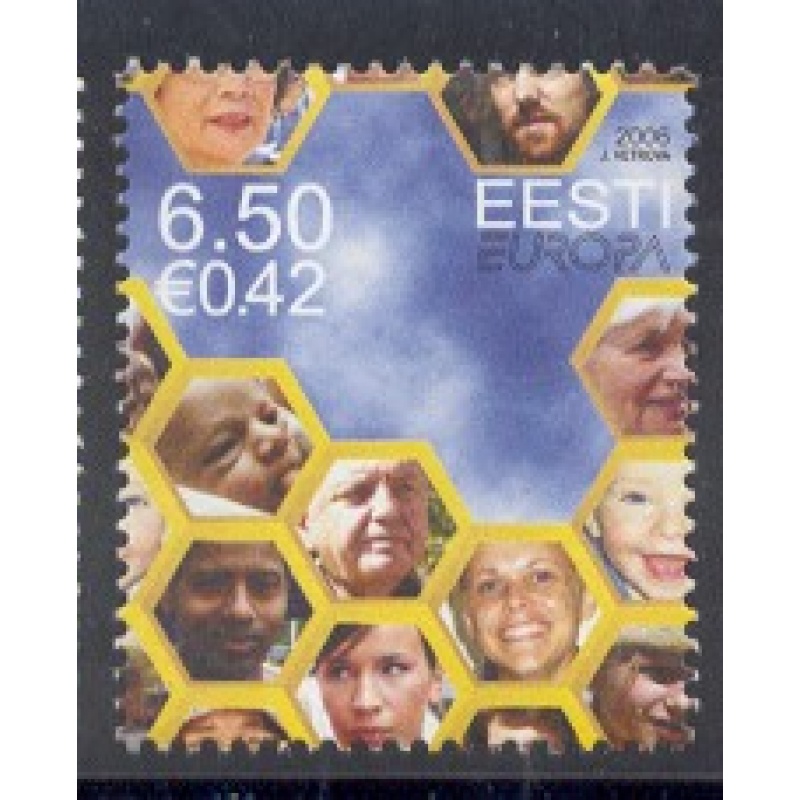 Estonia Sc 544 2006 Europa stamp mint NH