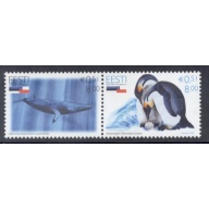 Estonia Sc  555 2006 Antarctic Wildlife stamp mint NH