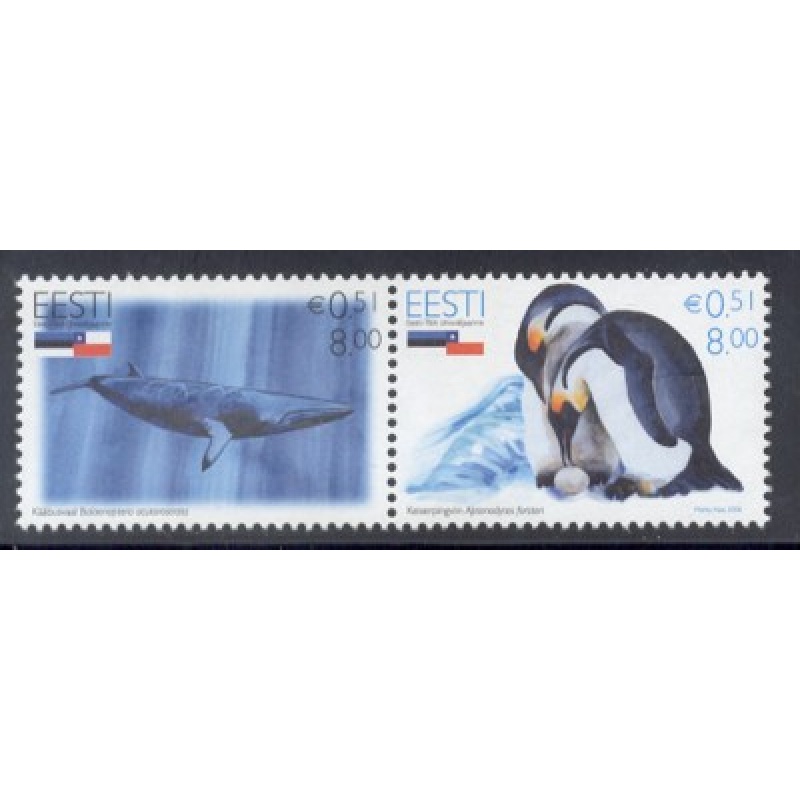 Estonia Sc  555 2006 Antarctic Wildlife stamp mint NH