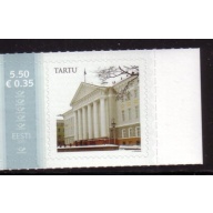 Estonia Sc  563 2007 5.5 kr Posthorn Euro added stamp mint NH