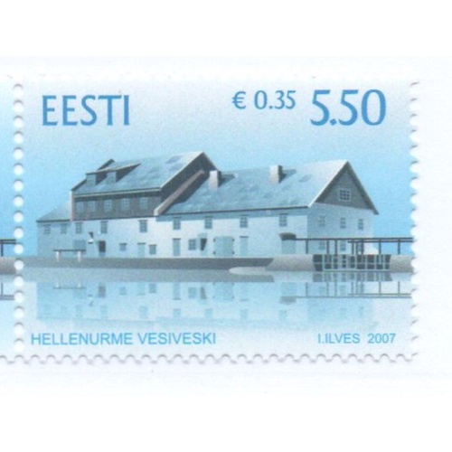 Estonia Sc 575 2007 Hellenurme Mill stamp  NH