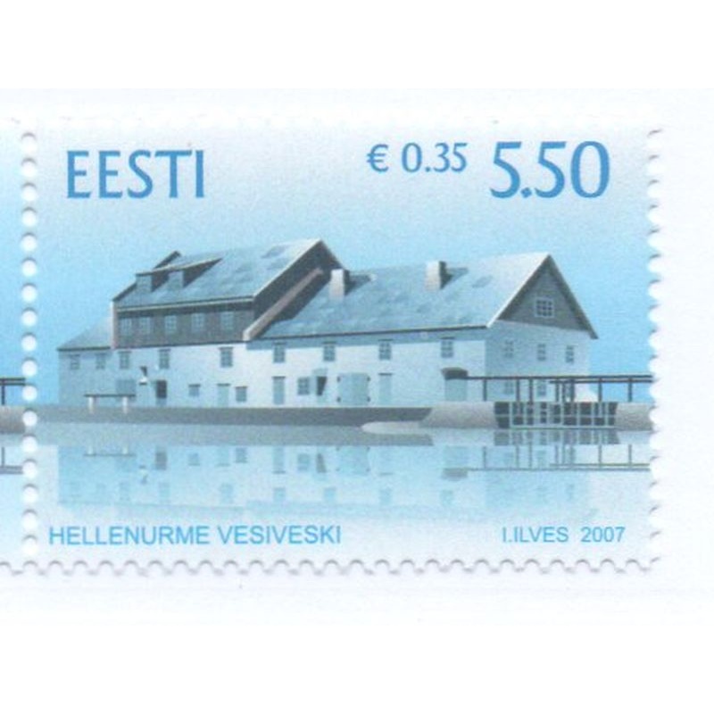 Estonia Sc 575 2007 Hellenurme Mill stamp  NH