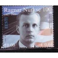 Estonia Sc578 2007 Ragnar Nurske stamp  NH