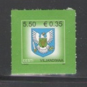 Estonia Sc 594 2008 Viljandimaa Arms stamp mint NH