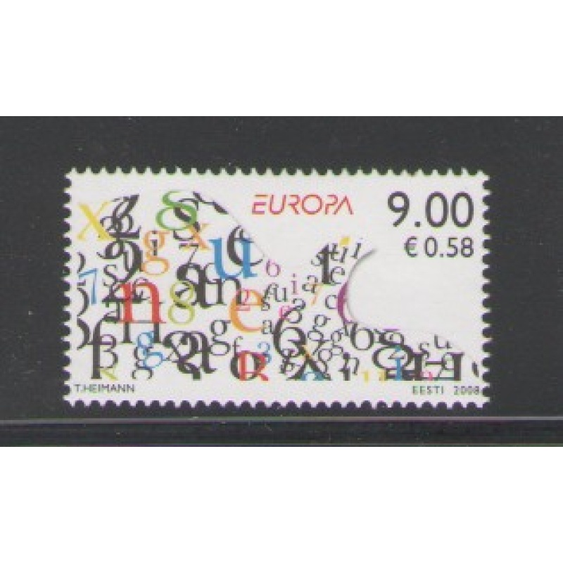 Estonia Sc 596 2008 Europa stamp mint NH