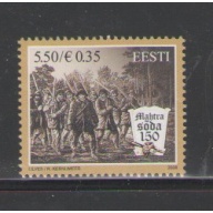 Estonia Sc 599 2008 Peasant War Mahtra stamp mint NH
