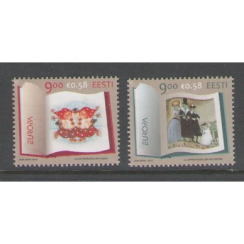 Estonia Sc 643-644 2010  Europa stamp set mint NH