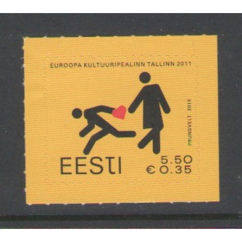 Estonia Sc 651 2010 5.5k Cultural Capital stamp mint NH