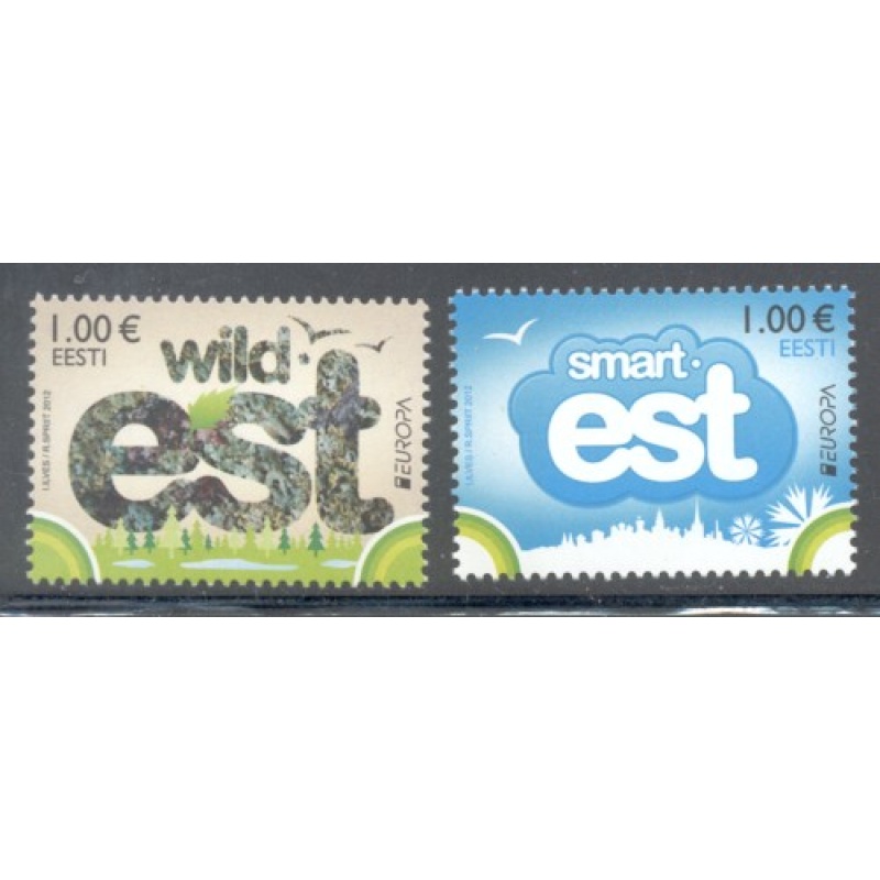 Estonia Sc 703-704 2012  Europa stamp set mint NH