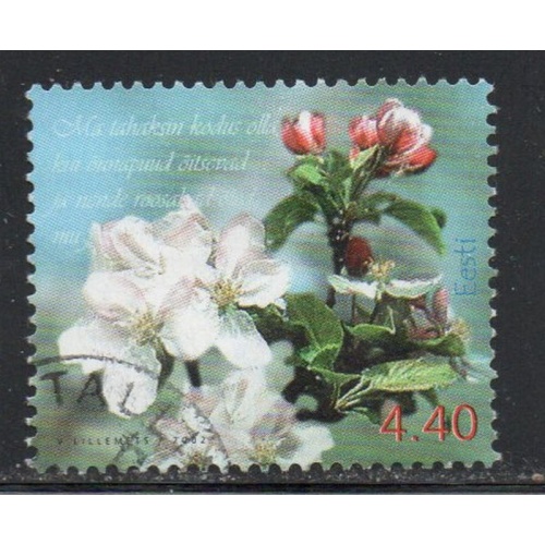Estonia Sc 436 2002 Spring Flowers stamp  used