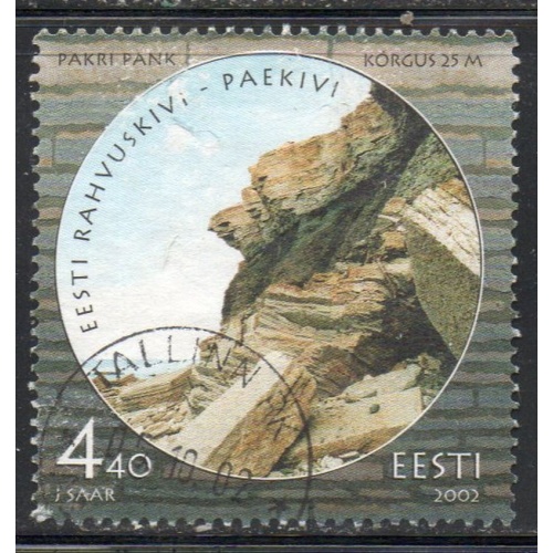 Estonia Sc 447 2002 National Stone stamp used