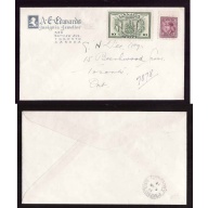 Canada cover #14183–10c Special Delivery+3c drop-York-Toronto Ont-Mr 9 1946
