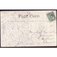 Canada cover #10646-1c KEVII-p/c-Grey Cnty-Johnson, Ont-scarce hammer - Dec 21 1910