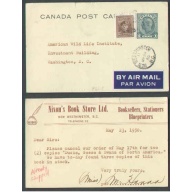 Canada-cover #6013-1c [p66t] stationery-uprated 2c-advert-used-New Westminster