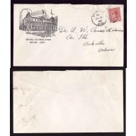Canada-cover #4711a-3c-Sorel,PQ-Hotel Saurel Ltee-Dec 28 1942-rough opening-