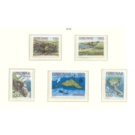 Faroe Islands Sc 31-35 1978 Mykines Island stamp set mint NH