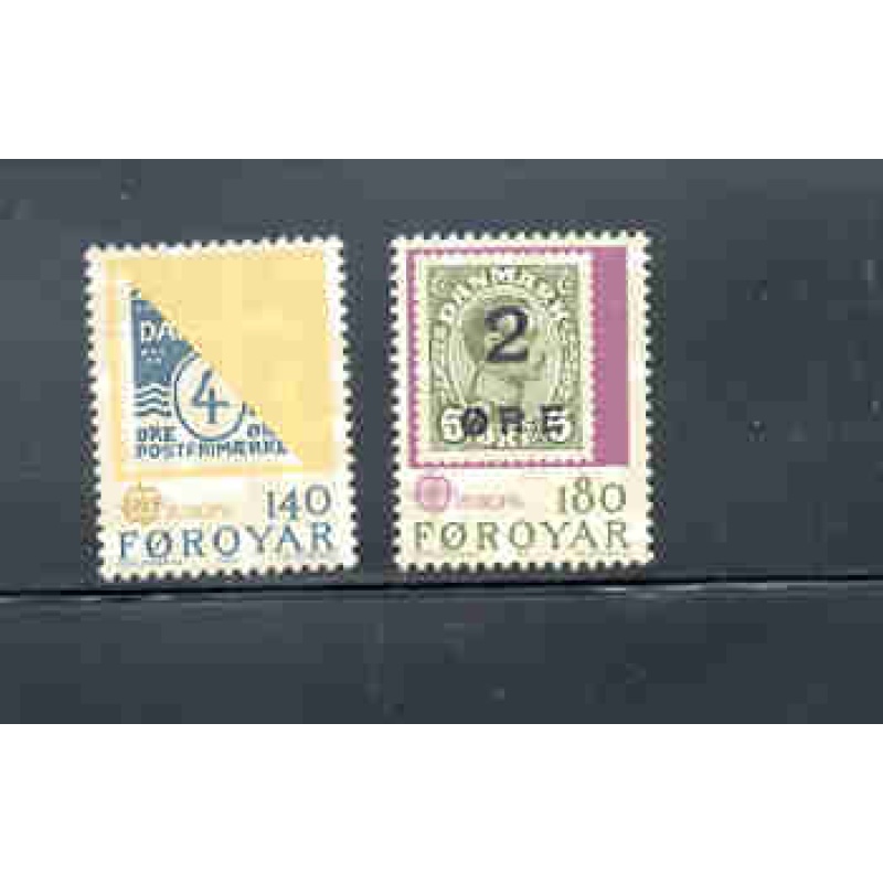 Faroe Islands Sc 43-4 1979 Europa stamp set mint NH