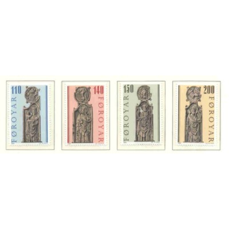 Faroe Islands Sc 55-58 1980 Pew Gables stamp set mint NH
