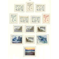 Faroe Islands Sc 7-20 1975 long  stamp set mint NH