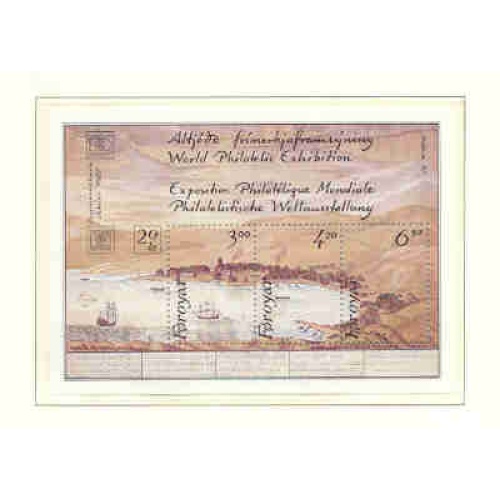 Faroe Islands Sc 148 1986 HAFNIA 87 stamp sheet mint NH