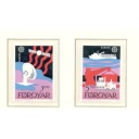 Faroe Islands Sc 173-74 1988 Europa stamp set mint NH