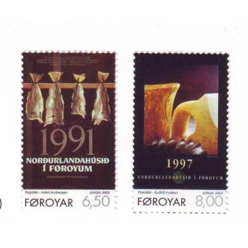 Faroe Islands Sc 430-431 2003 Europa stamp set mint NH