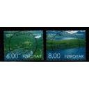 Faroe Islands Sc 401-2  2001 Europa stamp set used