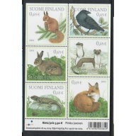 Finland Sc 1214  2004 Forest Animals stamp sheet mint NH