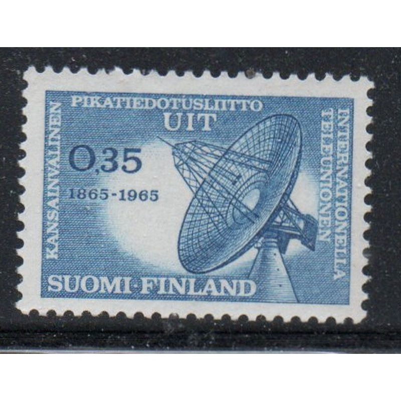 Finland Sc 435 1965 ITU Anniversary stamp mint NH
