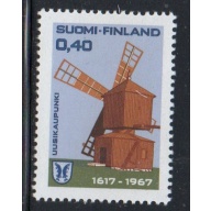 Finland Sc 445 1967 350th Anniversary Nystad Windmill stamp mint NH