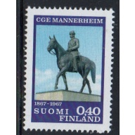 Finland Sc 446 1967 100th Anniversary Birth of Mannerheim stamp mint NH