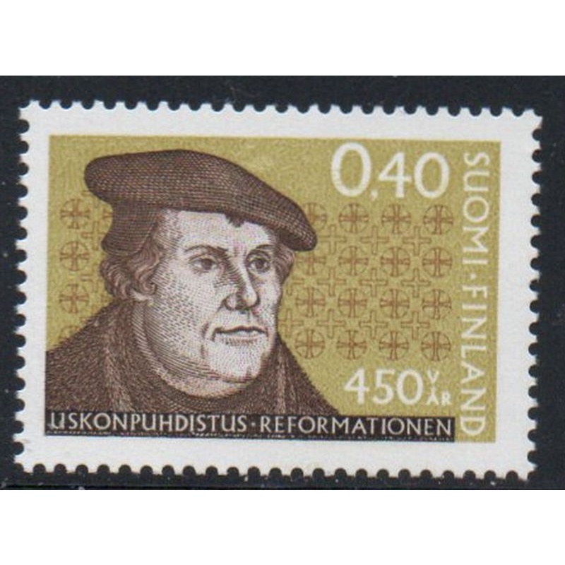Finland Sc 449 1967 Martin Luther stamp mint NH