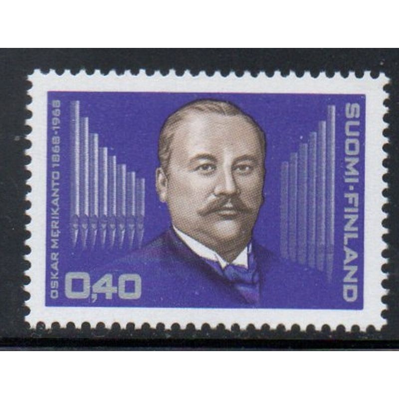 Finland Sc 477 1968 Merikanto, Composer,   stamp mint NH