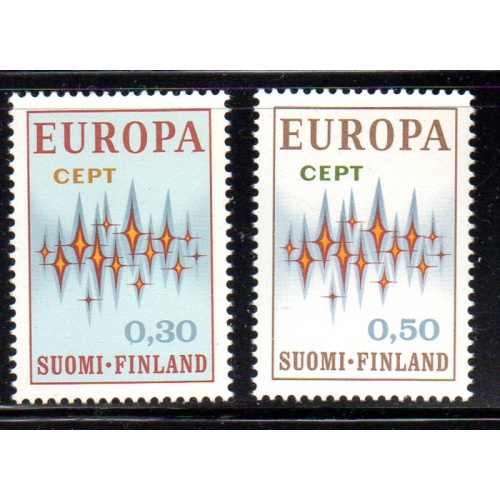 Finland Sc 512-13 1972 Europa stamp set mint NH
