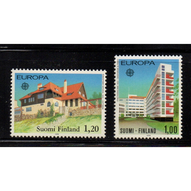 Finland Sc 608-09 1978 Europa stamp set mint NH
